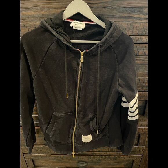 THOM BROWNE Double zip-up hoodie - Picture 13 of 14